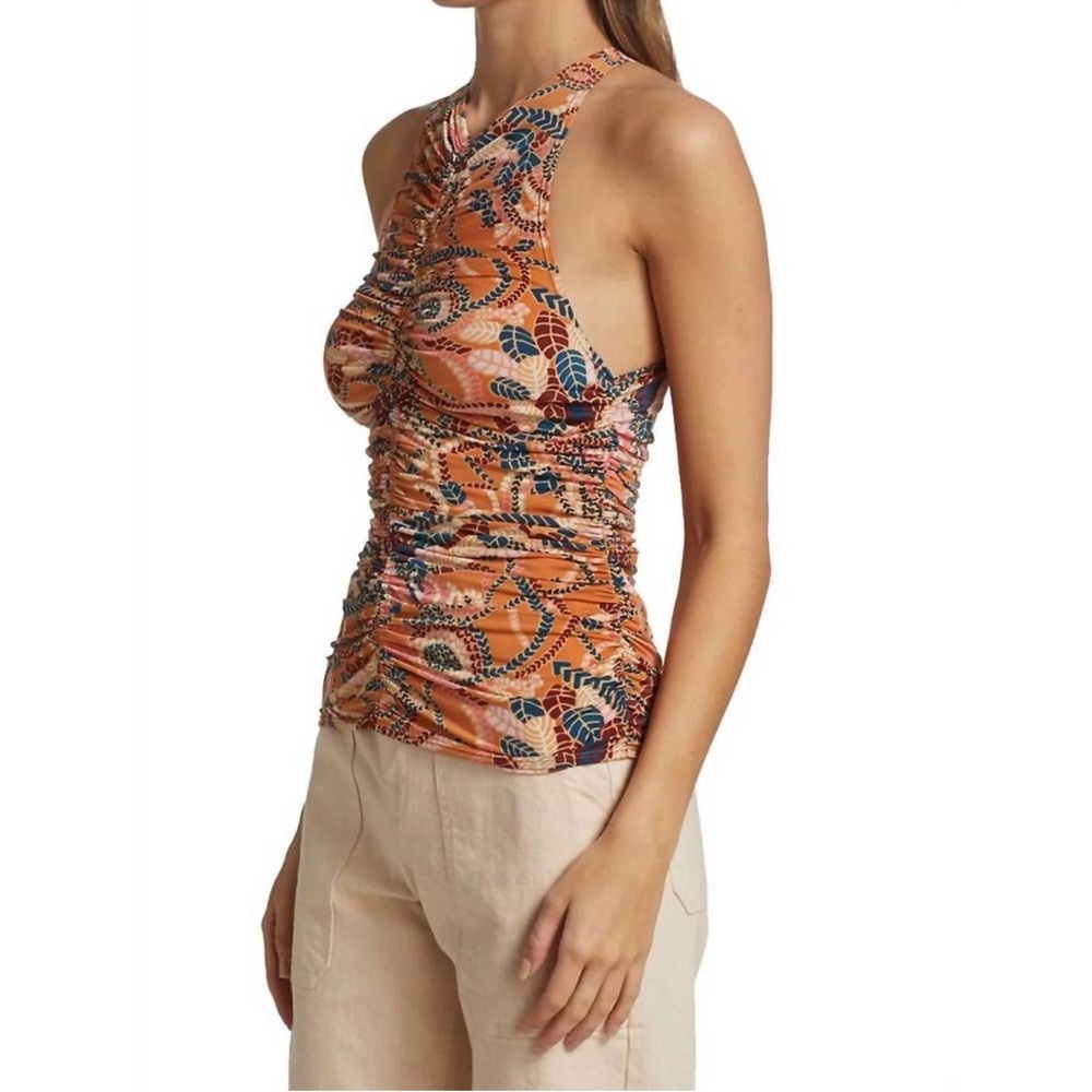 NWT A.L.C Adley Scrunched Top in clay